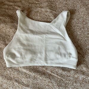 Aerie high neck waffle swim top